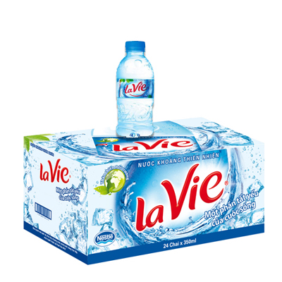 Nước uống Lavie 350ml thùng 24 chai